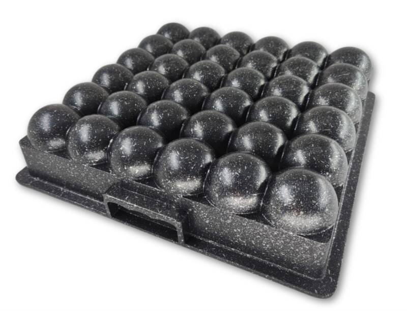 Akpa Atom Kare Kek Kalıbı Rose Gri - 2