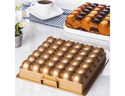 Akpa Atom Kare Kek Kalıbı Rose Gold