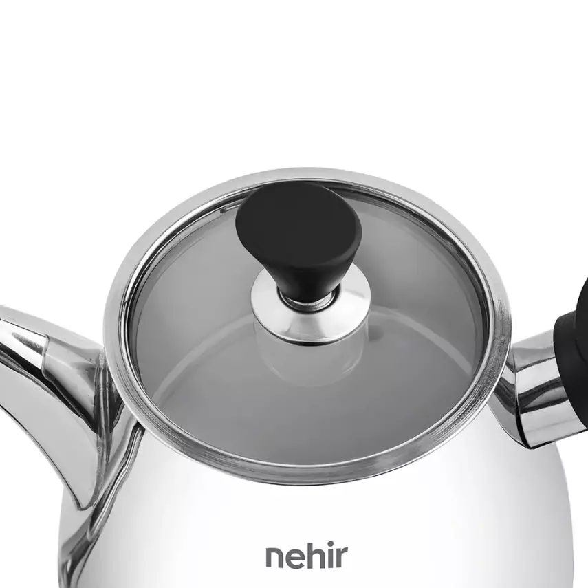 Almira Midi Boy Paslanmaz Çelik Çaydanlık Takımı - 4