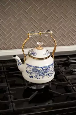 Miss Betty Blue Life Emaye Kettle Demlik 2,5 Lt