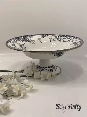 Miss Betty Blue Life Emaye Ayaklı Meyvelik 30 Cm - 2