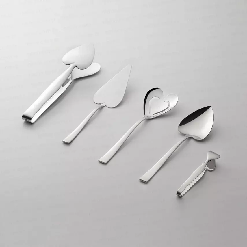 Can & Canan 5 Parça Paslanmaz Çelik Servis Takımı - 1