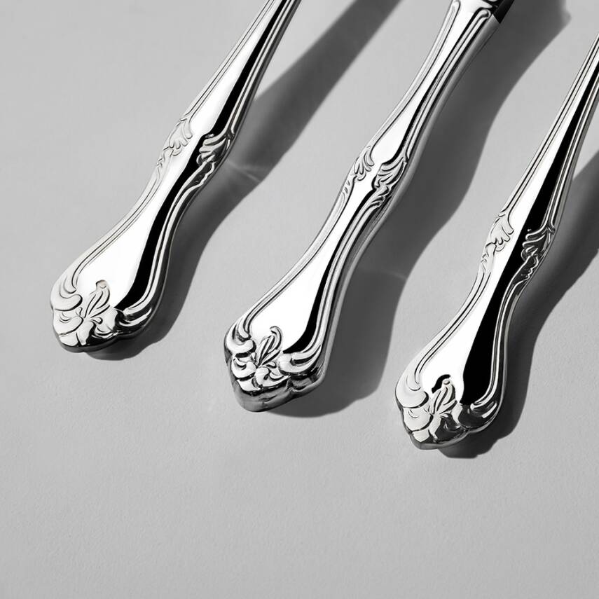 Lalezar Sade 12 Kişilik 84 Parça Kutulu Çatal Kaşık Bıçak Takımı - 2