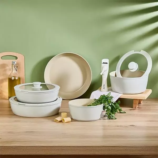 FALEZ AURIS X LARGE 9 PARÇA SET KREM - 4