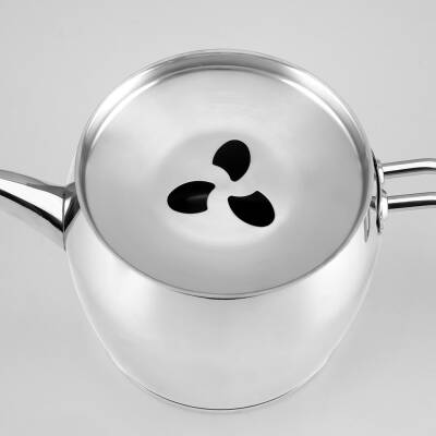 Florina Maxi Büyük Boy Paslanmaz Çelik Çaydanlık Takımı - 2