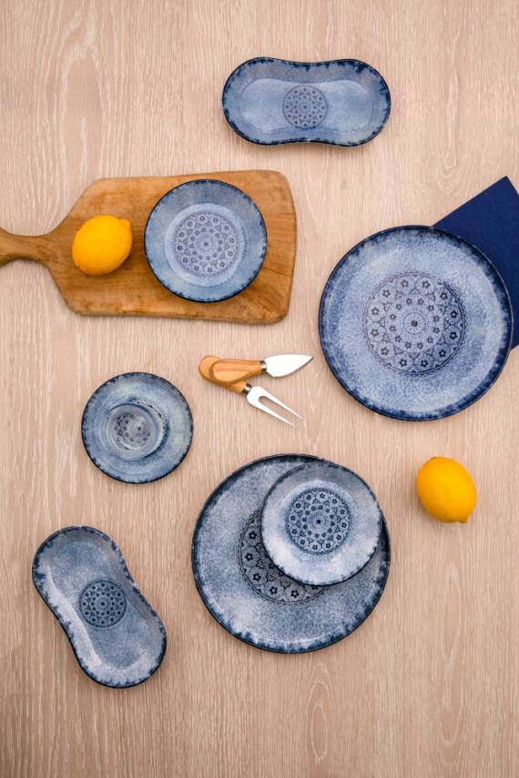 Ocean 26 Parça 6 Kişilik Porselen Kahvaltı Takımı - 1