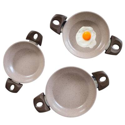 Gülsan Safran Granit 3 Parça Sahan Set