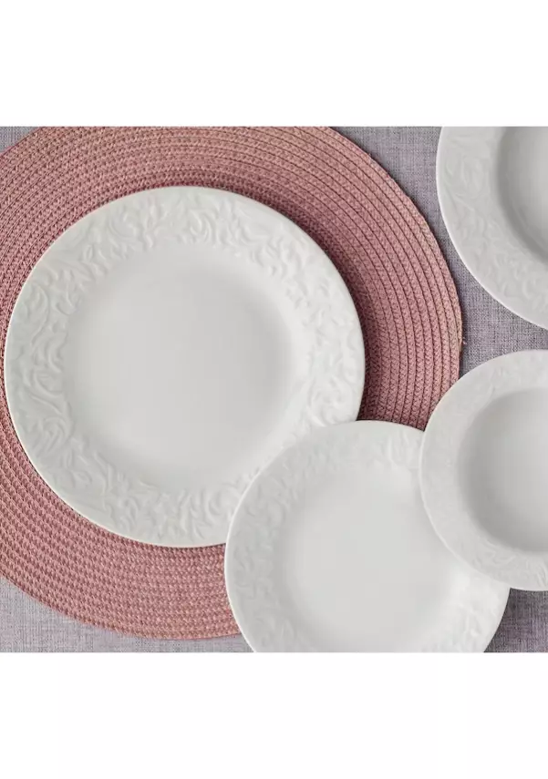 Güral Porselen Bronte Bone 24 Parça 6 Kişilik Yemek Takımı - 2