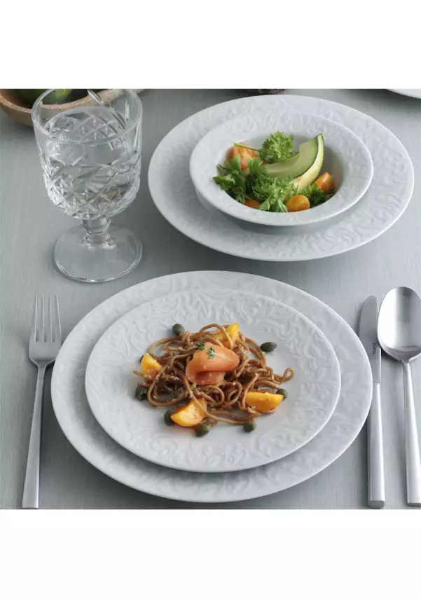 Güral Porselen Bronte Bone 24 Parça 6 Kişilik Yemek Takımı - 1