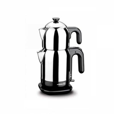 Korkmaz A369 Demtez Elek. Çaydanlık Siyah