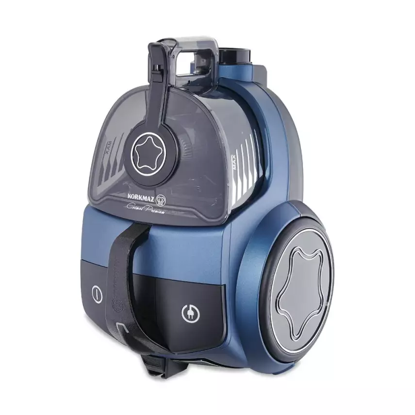 Korkmaz Cosmos Premium Azura/Siyah Elektrikli Süpürge - 1