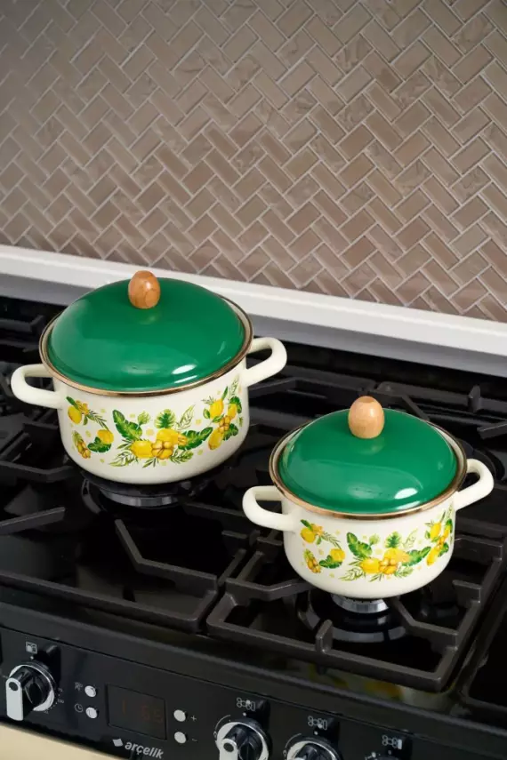 Miss Betty Emaye Tencere 16 Cm Citrus - 2