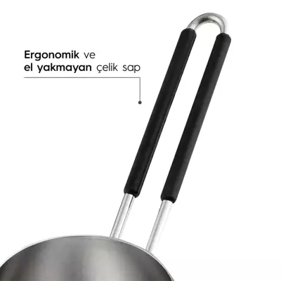 Modern 4 Parça Standlı Paslanmaz Çelik Cezve Seti - 3
