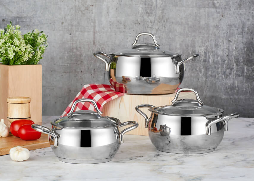 NBL Azur 3'lü Tencere Seti - 1