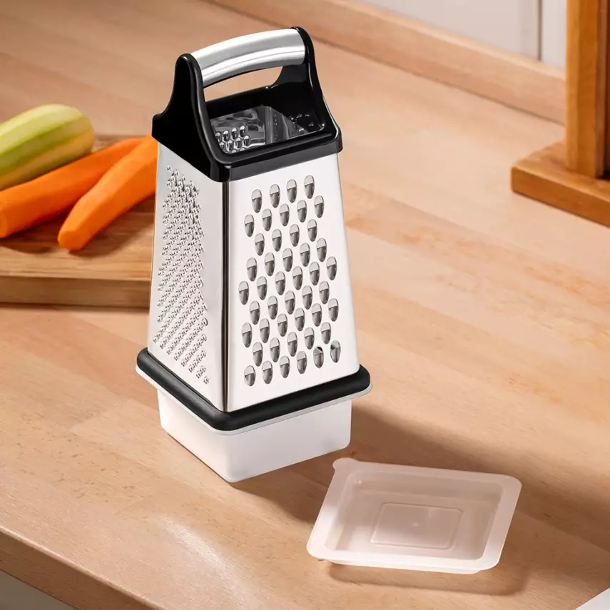 Paslanmaz Çelik Kare Hazneli Rende - 1