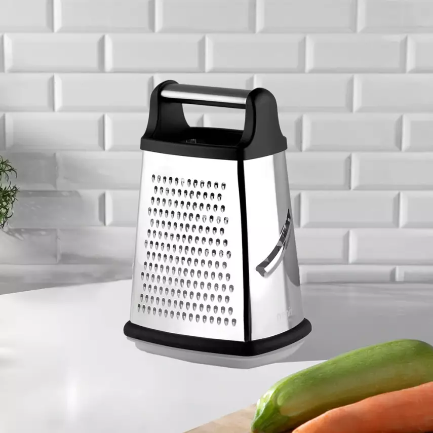 Paslanmaz Çelik Oval Hazneli Rende - 1