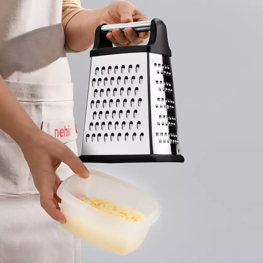 Paslanmaz Çelik Oval Hazneli Rende - 3