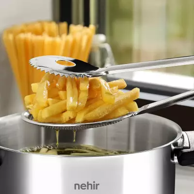 Sade Süzgeçli Kızartma Maşası