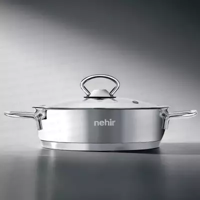 Silver 6 Parça Paslanmaz Çelik Sahan Seti - 4