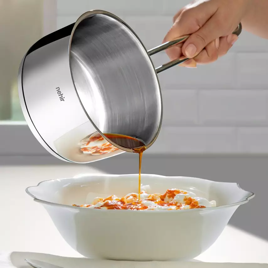 Silver Çelik Sosluk 12 cm Kapaksız - 3