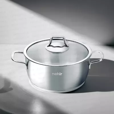 Silver Klasik 6 Parça Derin Paslanmaz Çelik Tencere Seti - 4