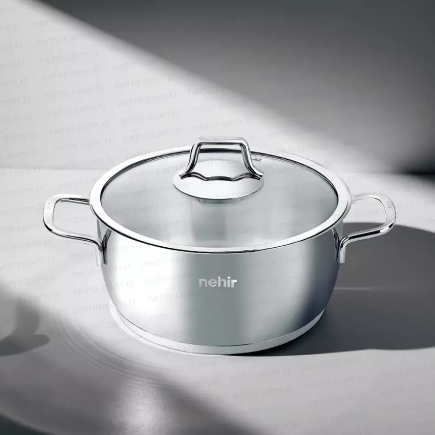 Silver Klasik 6 Parça Derin Paslanmaz Çelik Tencere Seti - 4