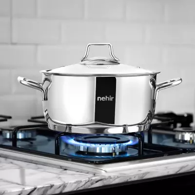 Silver Klasik 8 Parça Paslanmaz Çelik Tencere Seti - 4