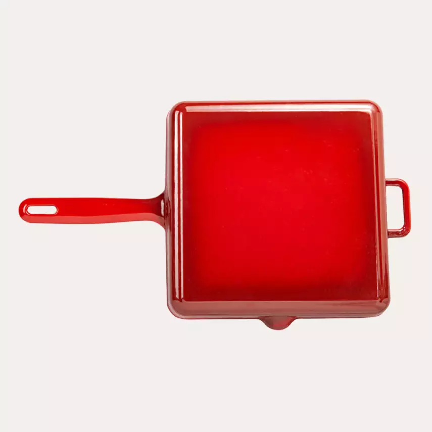 Sürel Kare 30 cm Demir Döküm Izgara Tava - 3