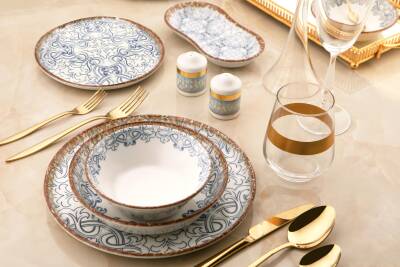 Bianca 27 Parça Porselen 6 Kişilik Yemek Takımı