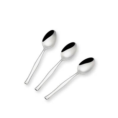 Zarif Sade 12 Adet Tatlı Kaşık Takımı